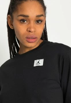 Jordan BOXY TEE - Camiseta De Manga Larga - Black , Mujer -Jordan Tienda Oficial 02340664aa6e4f1484c9dada66b2e1bb