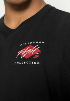 Jordan AIR CREW - Camiseta Estampada - Black/white/gym Red , Hombre -Jordan Tienda Oficial 0952297a17474b14a97040370ff14f66