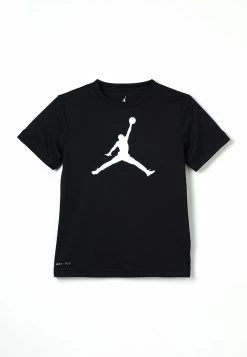 Jordan JUMPMAN LOGO - Camiseta Estampada - Black , Niños