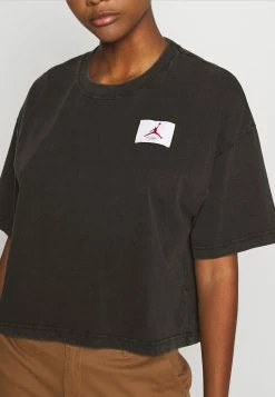 Jordan ESSENTIAL BOXY TEE - Camiseta Estampada - Black , Mujer -Jordan Tienda Oficial 0af10b82633d4ab8a85feea5b1b46fd1