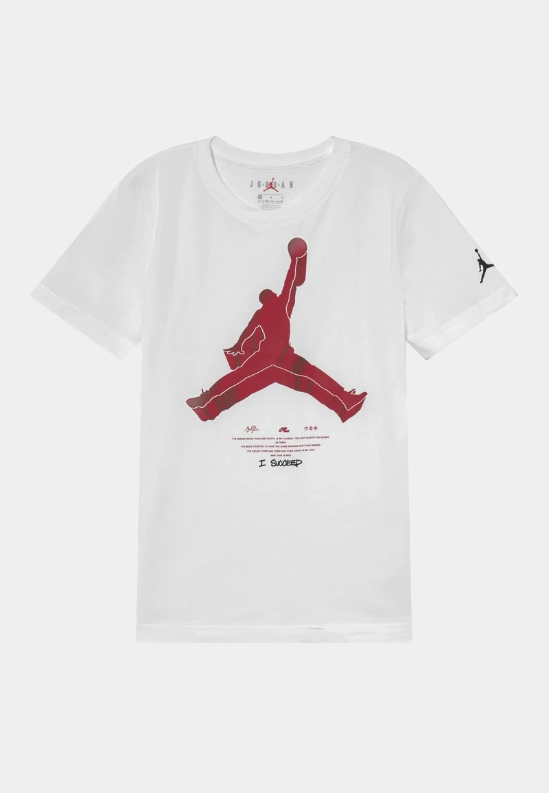 Jordan JUMPMAN ACTION UNISEX - Camiseta Estampada - White , Unisexo 3 Jordan JUMPMAN ACTION UNISEX - Camiseta Estampada - White , Unisexo