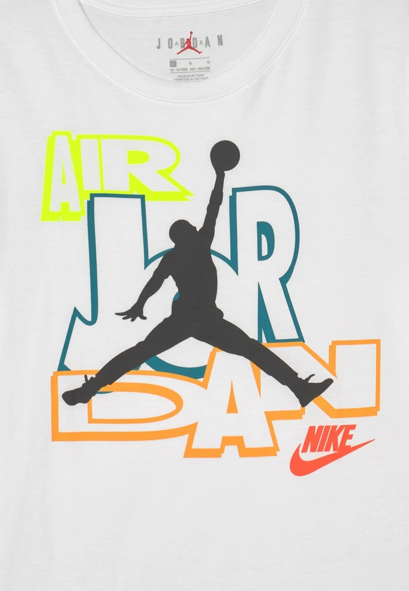 Jordan SLIME VORTEX STACK - Camiseta Estampada - White, Unisexo 5 Jordan SLIME VORTEX STACK - Camiseta Estampada - White, Unisexo - Imagen 3