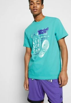Jordan BRAND CREW - Camiseta Estampada - Washed Teal , Hombre -Jordan Tienda Oficial 2658604988364221a31e9562bc324e23