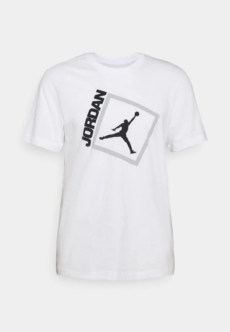Jordan JUMPMAN BOX CREW - Camiseta Estampada - White/black , Hombre 6 Jordan JUMPMAN BOX CREW - Camiseta Estampada - White/black , Hombre - Imagen 4
