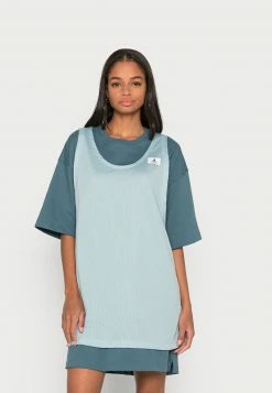Jordan DRESS - Vestido Ligero - Ash Green/ocean Cube , Mujer
