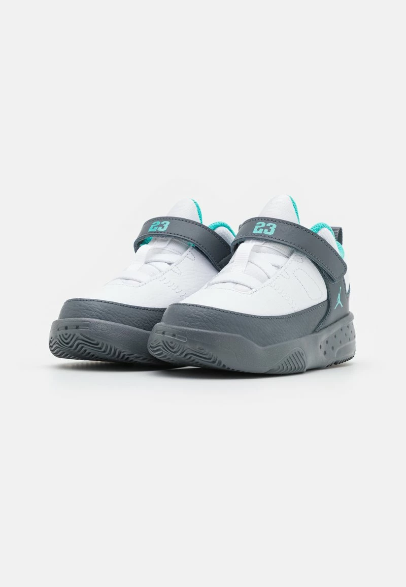 Jordan MAX AURA 3 UNISEX - Zapatillas De Baloncesto - White/washed Teal/flint Grey, Unisexo 4 Jordan MAX AURA 3 UNISEX - Zapatillas De Baloncesto - White/washed Teal/flint Grey, Unisexo - Imagen 2