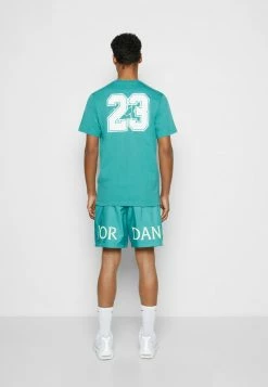 Jordan FLIGHT CREW - Camiseta Estampada - Washed Teal/citron Tint, Hombre -Jordan Tienda Oficial 47f03acdbb6a4cd684b223f3c0028370