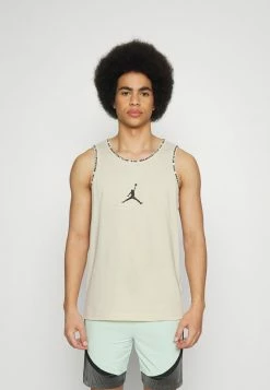 Jordan BREAKFAST CLUB TANK - Top - Pearl White/black , Hombre