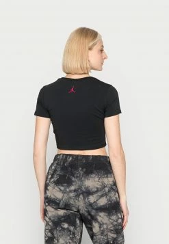 Jordan HERITAGE CORE - Camiseta Estampada - Black/mystic Hibiscus , Mujer -Jordan Tienda Oficial 4c31a68714904991a6e2bbb8033fbb2d