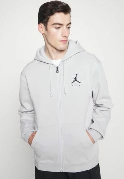 JORDAN JUMPMAN FLEECE-HOODIE MIT DURCHGEHENDEM REISSVERSCHLUSS FÜR HERREN - Sudadera Con Cremallera - Grey Fog/black , Hombre -Jordan Tienda Oficial 4e79297c6e0643cca84601b2919eafd2