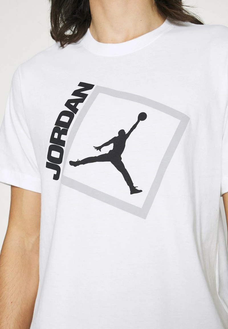 Jordan JUMPMAN BOX CREW - Camiseta Estampada - White/black , Hombre 7 Jordan JUMPMAN BOX CREW - Camiseta Estampada - White/black , Hombre - Imagen 5