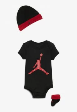 Jordan JUMPMAN SET UNISEX - Camiseta Estampada - Black/gym Red , Niños