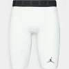 Jordan COMPRESSION SHORT - Culotte - White/black, Hombre