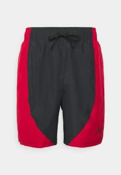 Jordan SHORT - Pantalón Corto De Deporte - Black/gym Red , Hombre