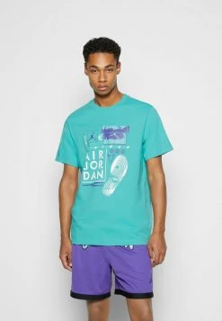Jordan BRAND CREW - Camiseta Estampada - Washed Teal , Hombre -Jordan Tienda Oficial 635d3492475c4a60b3b0ac8ca5e08b54