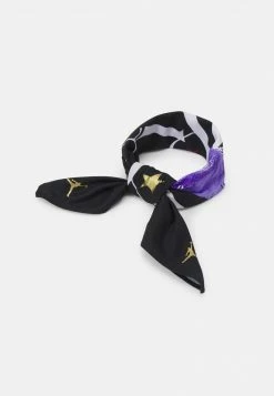 Jordan BANDANA PRINTED UNISEX - Pañuelo - Black/deep Royal Blue/metallic Gold , Unisexo