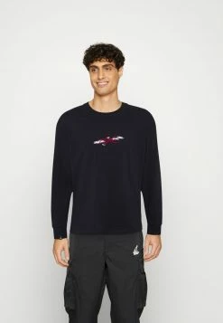 Jordan CREW - Camiseta De Manga Larga - Black/white , Hombre