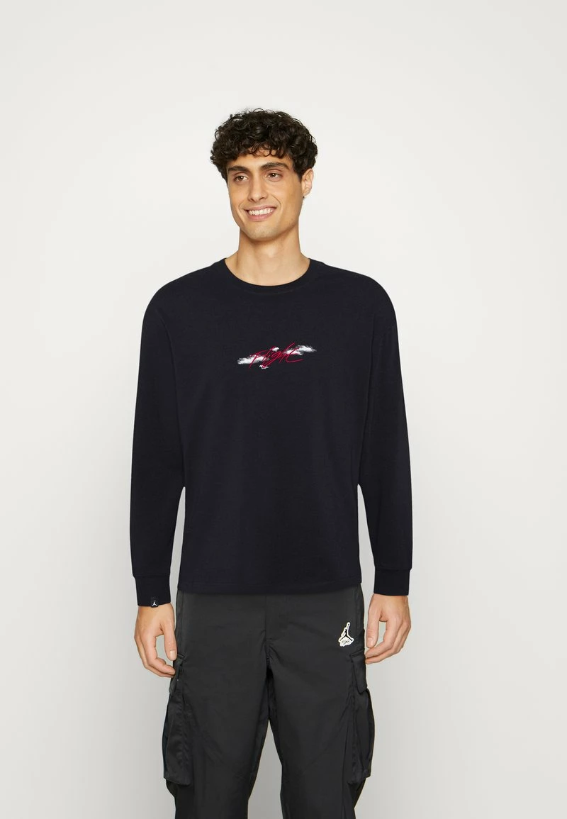 Jordan CREW - Camiseta De Manga Larga - Black/white , Hombre 3 Jordan CREW - Camiseta De Manga Larga - Black/white , Hombre