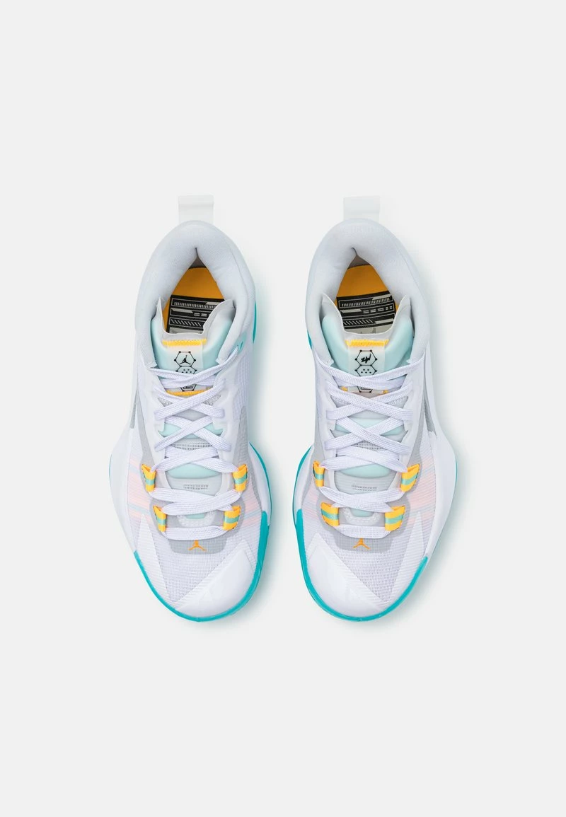 Jordan ZION 1 UNISEX - Zapatillas De Baloncesto - White/black/laser Orange/dynamic Turquoise , Unisexo 6 Jordan ZION 1 UNISEX - Zapatillas De Baloncesto - White/black/laser Orange/dynamic Turquoise , Unisexo - Imagen 4