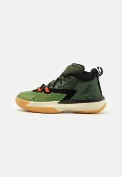 Jordan ZION 1 UNISEX - Zapatillas De Baloncesto - Carbon Green/black/asparagus/beach/light Brown/university Red , Unisexo