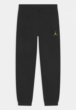 Jordan ESSENTIALS PANT - Pantalones Deportivos - Black/gold , Niños
