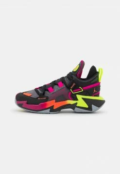 Jordan WHY NOT ZER0.5 UNISEX - Zapatillas De Baloncesto - Black/bright Mango/iron Grey/wolf Grey , Unisexo