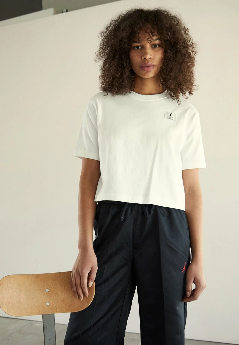 Jordan ESSEN BOXY TEE - Camiseta Básica - White , Mujer 3 Jordan ESSEN BOXY TEE - Camiseta Básica - White , Mujer
