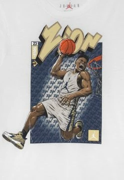Jordan ZION BREAK THROUGH TEE - Camiseta Estampada - White , Niños 7 Jordan ZION BREAK THROUGH TEE - Camiseta Estampada - White , Niños -Jordan Tienda Oficial 956708bdd28045e195ffdc65b0587b2c
