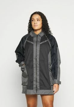 Jordan NEXT UTILITY JACKET - Abrigo Corto - Black/iron Grey/black, Mujer