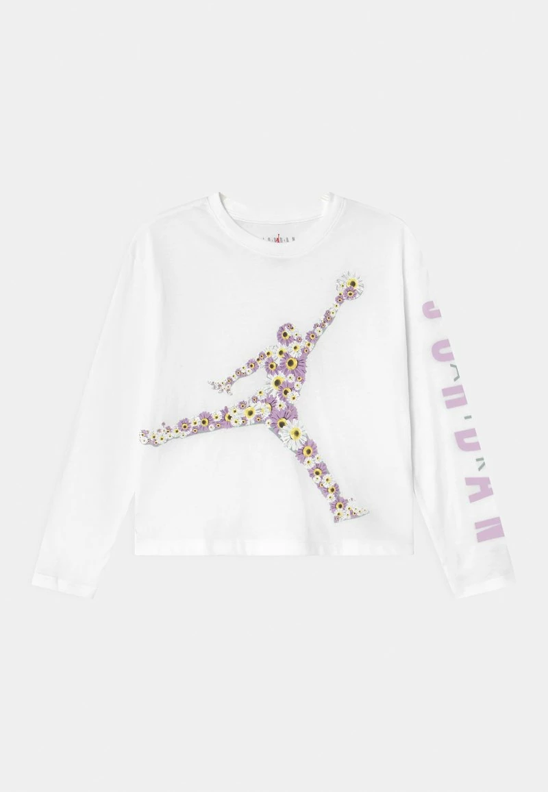 Jordan JUMPMAN FLOWER - Camiseta De Manga Larga - White , Niños 3 Jordan JUMPMAN FLOWER - Camiseta De Manga Larga - White , Niños