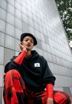 Jordan W J ESSEN - Jersey Con Capucha - Black , Mujer -Jordan Tienda Oficial a5028876a16446b29a036c30e4a59d38