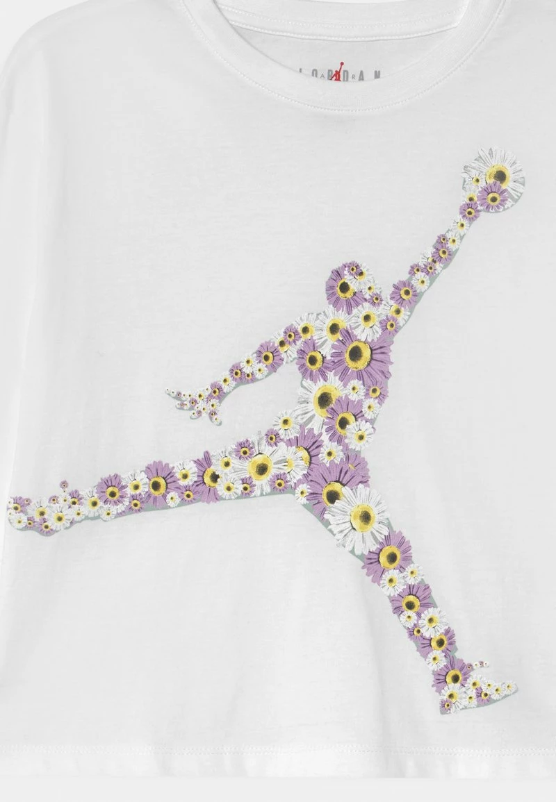 Jordan JUMPMAN FLOWER - Camiseta De Manga Larga - White , Niños 5 Jordan JUMPMAN FLOWER - Camiseta De Manga Larga - White , Niños - Imagen 3