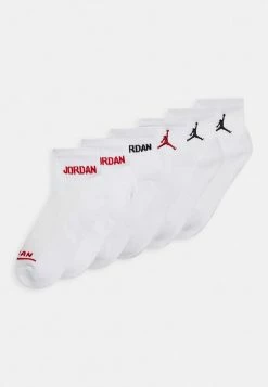 JORDAN LEGEND ANKLE 6 PACK - Calcetines De Deporte - White, Niños