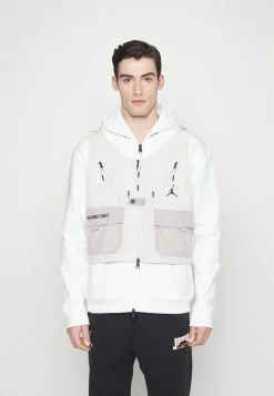 Jordan SET - Chaleco - White/light Bone/college Grey/black , Hombre