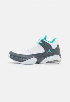 Jordan MAX AURA 3 UNISEX - Zapatillas De Baloncesto - White/washed Teal/flint Grey , Unisexo
