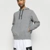 Jordan M J DF AIR FLC PO - Jersey Con Capucha - Carbon Heather/black, Hombre