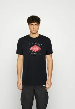 Jordan CREW - Camiseta Estampada - Black , Hombre