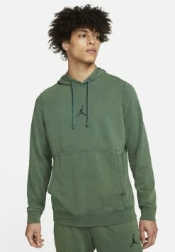 Jordan M J DF AIR FLC PO - Jersey Con Capucha - Dark Green , Hombre