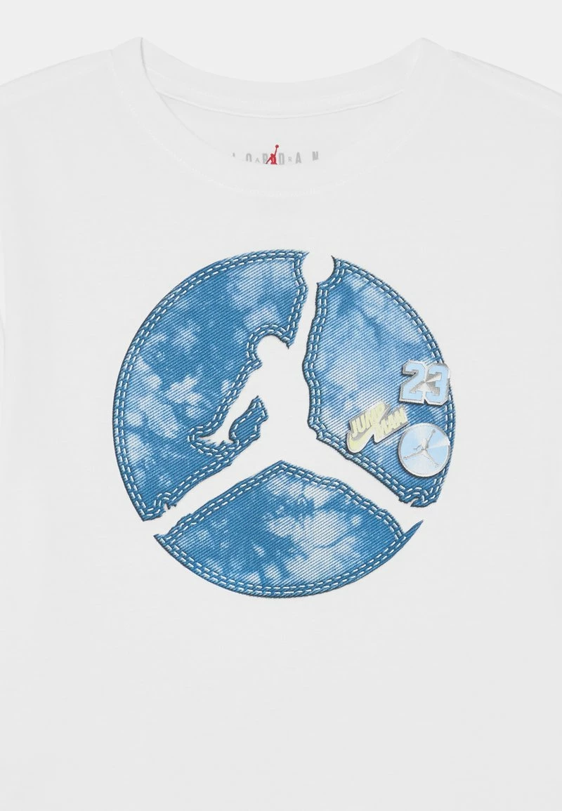 Jordan JUMPMAN DENIM PLAY TEE - Camiseta Estampada - White , Niños 5 Jordan JUMPMAN DENIM PLAY TEE - Camiseta Estampada - White , Niños - Imagen 3