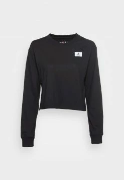 Jordan BOXY TEE - Camiseta De Manga Larga - Black , Mujer -Jordan Tienda Oficial c64baaa553a649ad880845ff8bc4a5bd