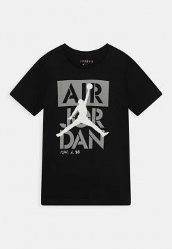 Jordan FLIGHT GRID STACK TEE - Camiseta Deportiva - Black , Unisexo