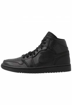 AIR JORDAN 1 MID - Zapatillas Altas - Black , Hombre