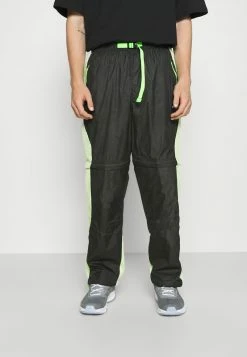 Jordan TRACK PANT - Pantalones Deportivos - Black/light Liquid Lime/electric Green , Hombre