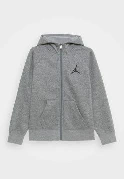 Jordan JUMPMAN FULL ZIP - Sudadera Con Cremallera - Carbon Heather , Niños