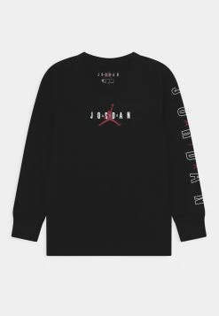 Jordan CITY TO CITY TEE - Camiseta De Manga Larga - Black , Niños