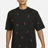Jordan BRAND CREW - Camiseta Estampada - Black, Hombre