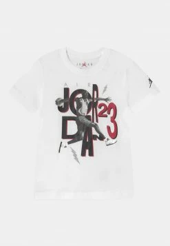 Jordan JUMBLE AIR TIME TEE UNISEX - Camiseta Estampada - White, Unisexo