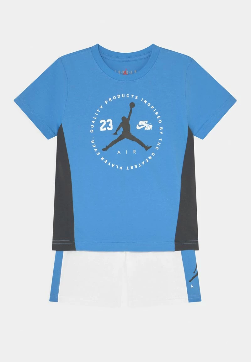 Jordan COURT BLOCKED SET - Camiseta Estampada - White, Niños 3 Jordan COURT BLOCKED SET - Camiseta Estampada - White, Niños