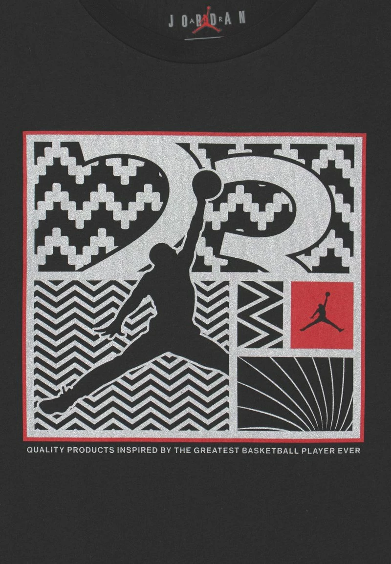 Jordan HIGHLIGHTS TEE - Camiseta Estampada - Black , Unisexo 5 Jordan HIGHLIGHTS TEE - Camiseta Estampada - Black , Unisexo - Imagen 3