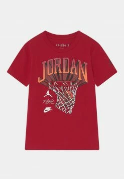 Jordan HOOP STYLE TEE - Camiseta Estampada - Gym Red , Niños
